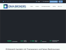 Tablet Screenshot of dmabrokers.com